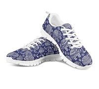 Amzbeauty GMY Chaussures de sport légères pour homme - Violet - Elephant Aztec 6, 42.5 EU