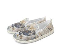 Amzbeauty Mocassins confortables à enfiler pour femme, chaussures plates habillées et de travail, chaussures de conduite pour infirmière, Aigle, 41 EU