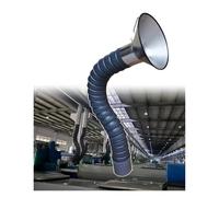 AMZBNEIDI Bras d'aspiration Flexible avec hotte de captage, Articulated Air Extractor Duct Collector Arm with Hood, Multiple Sizes, for Lab/Factory(Dia100mm-L100cm)