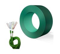 AMZBNEIDI Câble de raccordement pour Guitare, Câble de chaîne Porte-encodeur servo TRVVSP à Paires torsadées blindées, 10 conducteurs, Section 0,2-0,5 mm², Vert(200ft,10c-0.3mm2)