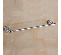 AMZBNEIDI Etagères d'angle pour Salle de Bains Ensemble de Salle de Bain Moderne en Laiton, 2 étagères murales élégantes avec Porte-Papier Toilette en Cristal argenté(Towel Bar)