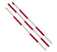 AMZBNEIDI Mât de géodésie Robuste en Aluminium, Aluminum Alloy Detachable Survey Pole 3m 5m Difficult Positions Tunnels Subway Measurement(3 meters/118.11 inches)