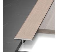 AMZBNEIDI Nez de Marche en Aluminium, Bande de Finition de Sol en Alliage d'aluminium en Forme de T, Lot de 3, 6-15 mm x 0,9 m(K,10MM*0.9M)