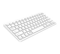 aMZCaSE Clavier Bluetooth pour iPad et tablettes - Sans fil, compatible avec iPad 10,2"/9,7", iPad Pro 11"/12,9", Windows, iOS, Android - Blanc