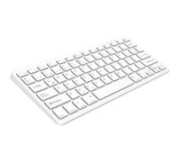 aMZCaSE Clavier Bluetooth sans fil compatible avec iPad 10.2, iPad 2018/2017, iPad 8/7/6/5/4/3/2, iPad Air 4/3/2/1, iPad Pro 10.5, iPad Pro 12.9, iPad Mini Series et iPhone, Blanc