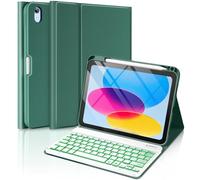 aMZCaSE Étui avec clavier pour iPad A16 11e/10{^>e<^} génération - Étui folio amovible rétroéclairé 7 couleurs pour iPad (A16) 11{^>e<^} génération 2025 et 10{^>e<^} génération 11" 2022, Smart On/Off