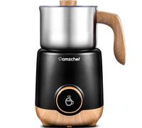 AMZCHEF 8 EN 1 Mousseur à Lait Multifonctionnel 550 Watts, Chauffe Lait Avec Tasse en Fendue de 600 ml pour Lait Chaud et Froid, Lait au Chocolat, Aliments pour Bébés à Base de Produits Laitiers