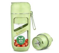 AMZCHEF Blender Portable - Mini Mixeur Sous Vide Pour Les Shake Et Les Smoothie - Forte Puissance De Coupe Avec 10 Lames, Rechargeable Type C, Sans BPA - Mixeur Portable Pour Le Sport, Les Voyages