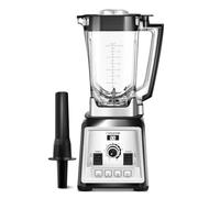 AMZCHEF Blender Professionnel, 2000W Blender Smoothie avec 8 Lames 3D en Acier Inoxydable, 2L Mixeur Blender Sans BPA - 25000 tr/min - 4 Fonctions Électroniques Prédéfinis - Régulateur à 8 Vitesses