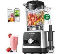 AMZCHEF Blender Professionnel 2L, Mixeur électrique 1800W Haute Performance | Tritan Bol sans BPA, 25000 tr/min, Pulse, 9 réglages de vitesse, 6 Lames 3D en Acier Inoxydable, 5 Programmes dont Nettoyage