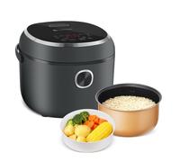 AMZCHEF Cuiseur à Riz Automatique 4L Maintien au Chaud 10 Fonctions de Cuisson Facile à Nettoyer 220-240V
