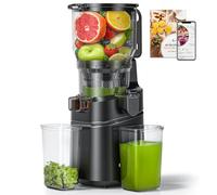 AMZCHEF Extracteur de jus automatique, grande ouverture de 150 mm