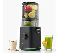 AMZCHEF Extracteur de Jus de Fruits et Légumes, Bocca 155mm, 2,5L avec Séparateur de Mousse, 2 Filtres, Pression Automatique, Succo Pur et Velouté, Silencieux et Facile à Nettoyer, Idéal pour Famille