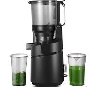 AMZCHEF Extracteur de Jus lent, Ouverture de 135 mm et Capacité de 1.8 L Extracteur de Jus de Fruits et Légumes Entiers, 250 W