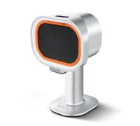 AMZCHEF hotte aspirante portable avec hauteur télescopique et inclinaison à 40°, 4 modes de vitesse, silencieuse, filtre en aluminium de grand calibre pour appartement/BBQ/RV, Argent