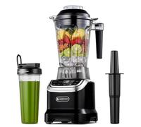 AMZCHEF Mixeur smoothie professionnel de 1,85 l avec 6 lames, Mixer Hochleistungsmixer individuel 600 ml BPA de 1,85 l et 600 ml pour 2 modes de mélange 1800 W