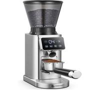 AMZCHEF Moulin à Café Électrique avec Écran Tactile OLED, 48 Niveaux de Mouture Externes, Moulin à Cône, Capacité 250g