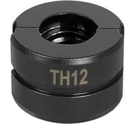 AMZCNC Mâchoire de sertissage TH12 Profil TH pour mâchoires de sertissage de 12 mm Convient pour pinces à sertir manuelles + mâchoire interchangeable Raccords de tuyau composite