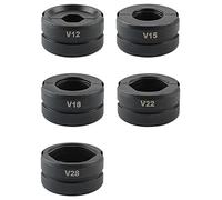 AMZCNC - Mâchoire de sertissage V12 à V28 Profil V pour 12 mm, 15 mm, 18 mm, 22 mm, 28 mm Insert pince sertir manuelle et interchangeable Tube en cuivre, acier inoxydable, carbone