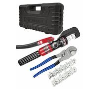 AMZCNC Pince à sertir hydraulique 10 tonnes 9 matrices 4-70 mm²