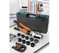 AMZCNC Pince à sertir professionnelle contour V et contour TH, pour tubes en cuivre, tubes en acier inoxydable, composites inserts de mâchoire V12 V15 V18 V22 V28 et TH16 TH20 TH26 TH32 incl.