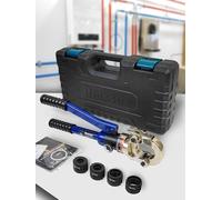 AMZCNC Pince à sertir professionnelle HPZ 16-20-26-32 - Avec tête rotative à 360° - Pour tube composite avec raccords du contour G - Inserts de mâchoires G