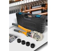 AMZCNC - Pince à sertir professionnelle - Profil TH 16, 20, 26, 32 - Pour tube composite avec raccords du profil TH - Inserts de mâchoires TH16, TH20, TH26, TH32 avec