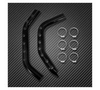 AMZCO Bouclier Thermique pour Jambe Moto pour Har&Ley pour Sportster XL 1200 883 2004-2021 Moto Tuyau D'échappement Avant Et Arrière Bouclier Thermique Garde Couvercle De Protection