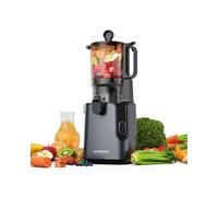 Amzcoo Slow Juicer, extracteur de jus de 130 mm et récipient à jus de 1,8 l, presse à froid pour légumes et fruits entiers, facile à installer et à nettoyer, sans BPA