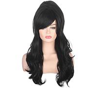 AMZCOS Perruque de ruche pour femme - Cheveux synthétiques longs bouclés ondulés résistants à la chaleur - Pour femme - Style vintage - Cosplay - Halloween