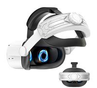 AMZDM Sangle de tête pour casque Meta Quest 2 VR Elite - Réglable - Coussin souple - Pour Oculus Quest 2 - Remplacement pour réalité virtuelle