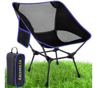 Amzeeniu Chaise de Camping Pliable,Chaise Pliante Ultra Légère Chaise de Plage Pliable,chaise camping avec Sac de Transport,l'Extérieur pour Barbecue,popote camping,Plage,Jardin,campings,RandonnéeBleu