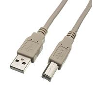 Amzer 10 Pieds Extra Long USB 2.0 Type A mâle vers Type B mâle câble d'imprimante, Scanner, High Speed - Beige