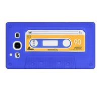 Amzer AMZ94297 Coque en Silicone pour Samsung Galaxy S III I9300, Samsung Galaxy 3 I9300 Motif Cassette rétro Bleu