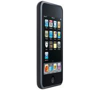 Amzer Coque caoutchoutée simple encliquetable avec film protecteur d'écran pour iPod touch 2G, 3G (Noir)