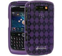 Amzer Coque de luxe avec film protecteur d'écran pour BlackBerry Curve 8300 Rose vif