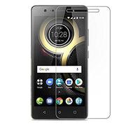 Amzer HD Kristal Film Protection d'écran Film Protecteur d'écran en Verre trempé pour Lenovo K8 Plus - HD en Verre Transparent Film de Protection d'écran