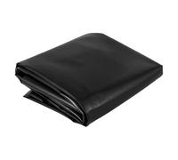 AMZERO Bache Bassin 500 x 500 cm Durable et Résistante Revêtement D'Étang Préformé Plier Inodore pour Les Étangs, Les Biotopes, Piscines Naturelles, Noir