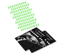 AMZfishing® Lot de 100 perles fluorescentes | Perles fluorescentes | Accessoires norvégiens | Accessoires de pêche en mer | Bas de ligne (a : 3 x 4 mm)