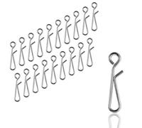 AMZfishing® Lot de 20 émerillons à changement rapide pour pêche à changement rapide