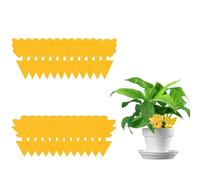 AMZFUK Autocollant Jaune Anti Mouche Et Moucheron: 24x Pièges Collant sans Insecticide pour La Lutte Contre Les Parasites des Plantes D'intérieur - Protection des Plantes Fleur Fruits