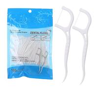 AMZFUK Lot De 100 Fils Dentaires De, Jetables En Soie Dentaire,Nettoyage Des Dents, Pour Enlever La Plaque Et Les Débris Alimentaires, Nettoyage Efficace Des Dents Et Des Gencives,Facile À Utiliser