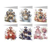 AMZGSHOP Kit de cartes d'anniversaire à peinture diamant DIY avec enveloppe - Cartes de vœux et de félicitations pliables - Motif mosaïque créative