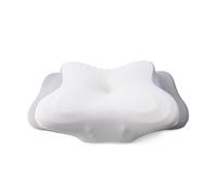 AmzHandler Oreiller Ergonomique Cervical,Oreiller Mémoire Forme pour Soutien de la Nuquer,Coussin Orthopédique Soulagement des Douleurs,Respirant,Idéal pour Dormir sur Le Côté, Dos et Ventr, (Housse)