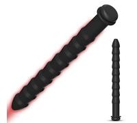 AMZII 7.0 Sonde Uretre Pénis Stimulateur Prostate,Plug Uretre Creux Silicone avec Bouchon - 5 Tailles,Dilateur Urétral Sex Toys Masturbateur Homme,Dilateur Cathéter urétral Masturbâteur Homme (S)
