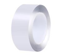 AMZLORD 1 Rouleau Ruban Adhésif Double Face Extra Fort, Ruban Adhésif Nano Réutilisable, Transparent Traceless Double-Face Nano Tape pour Murs,Tapis et Autre Support
