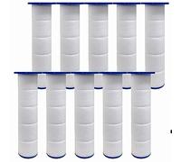 AMZLORD 10 pièces Douchtte Universelle Filtre Remplaçable, 7,5x2cm Filtre De Douche Ions Négatifs pour pommeau de douche de amovible, Chlore et le Fluorure et La Filtration Des Particules