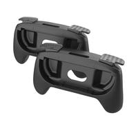 AMZLORD 2 PCS Hand Grips pour Switch 2 for Joy Con Controller gauche + support droit (noir)