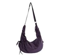 AMZLORD Korean Style Slouchy Women Crossbody Bag Soft Fabric Dumpling | Adjustable Strap Trend Casual Shoulder Commuter Lightweight Rounded
