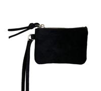 AMZLORD Mini sac de rangement pu portefeuille de longe souple mini sac à main pour femmes (noir)